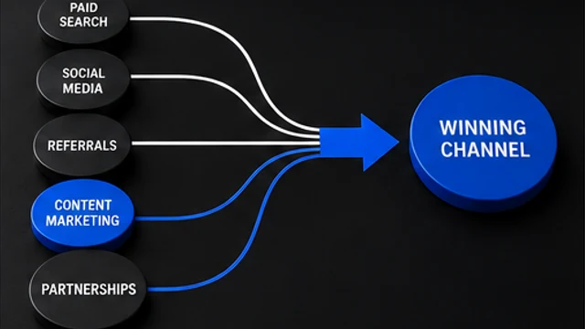 Educational artwork for Know which channel creates customers